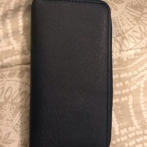 Navy Blue Wristlet